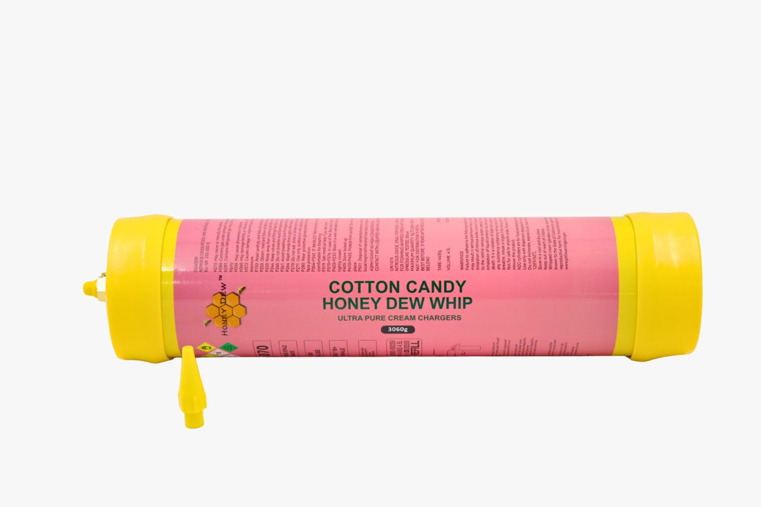 HoneyDew 3060g Ultra Pure Whip Cream Charger Cotton Candy Case of 1