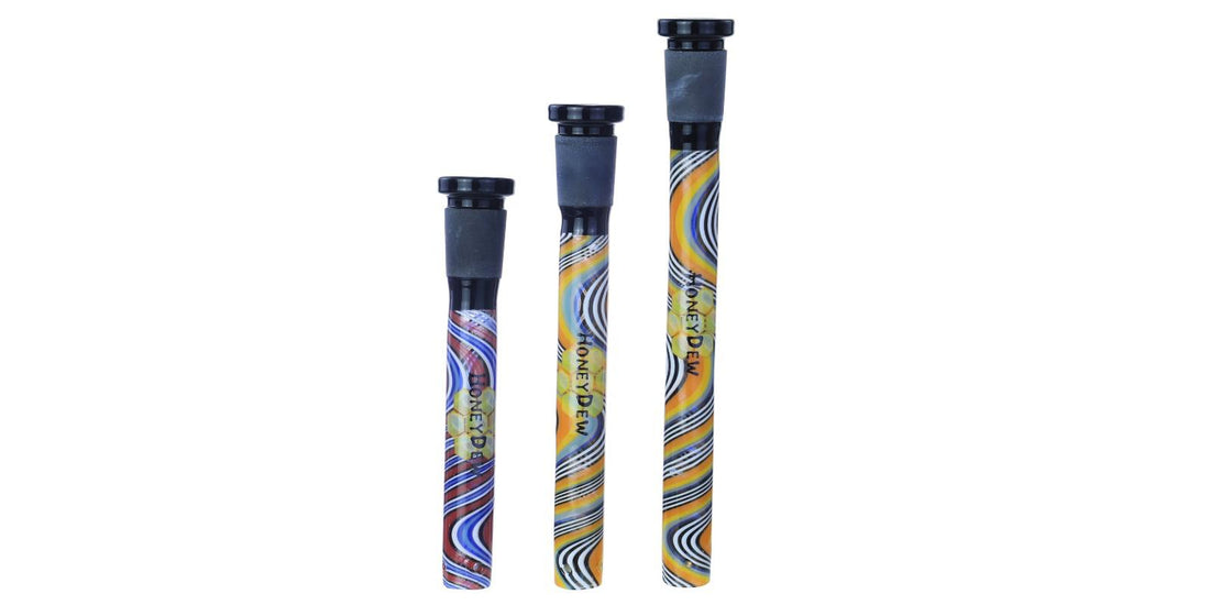 HoneyDew DownStem 3.5/4.5/5.5 Striped Swirl 6ct Display (DS-06)