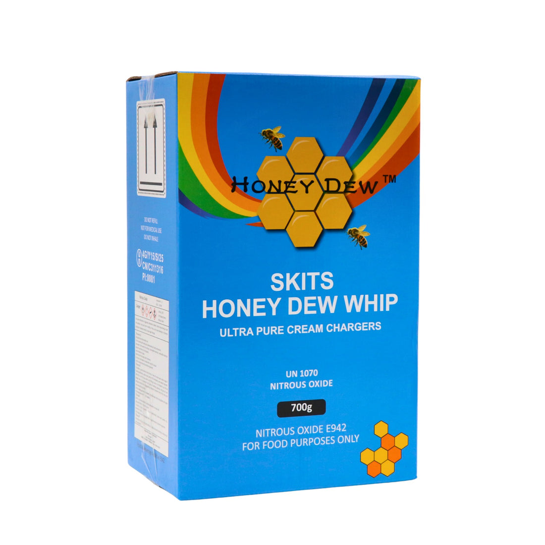 HoneyDew 700 gram Skits Ultra Pure Whip Cream Charger – Case of 6