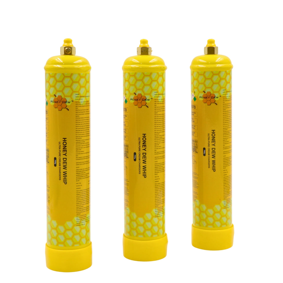HoneyDew 700 gram Original Ultra Pure Whip Cream Charger Case of 6