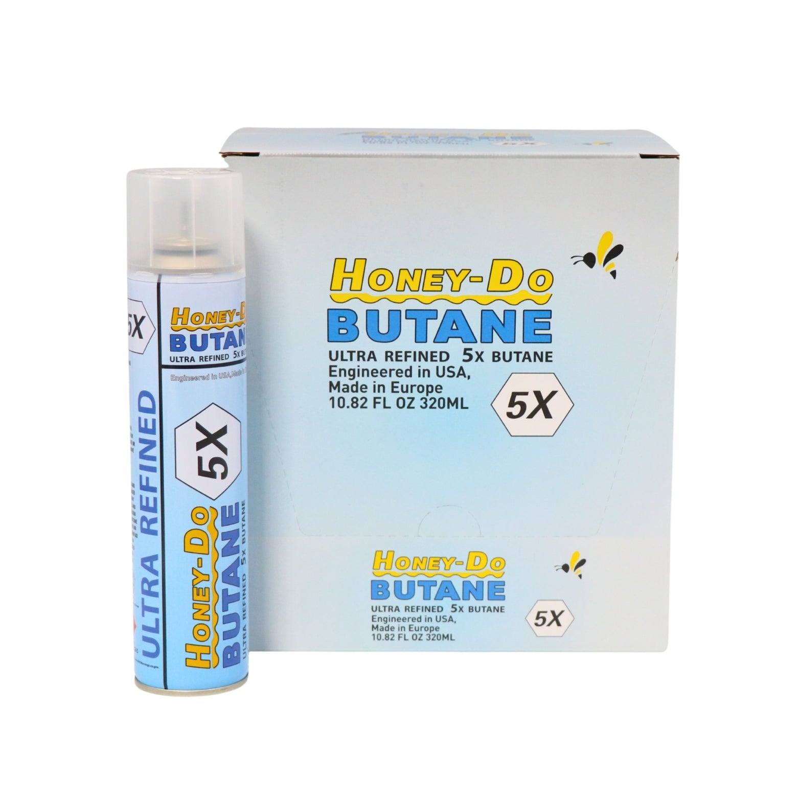 Honey-Do Butane 5x – Everyday Purity, Everyday Value | Case of 96 Cans