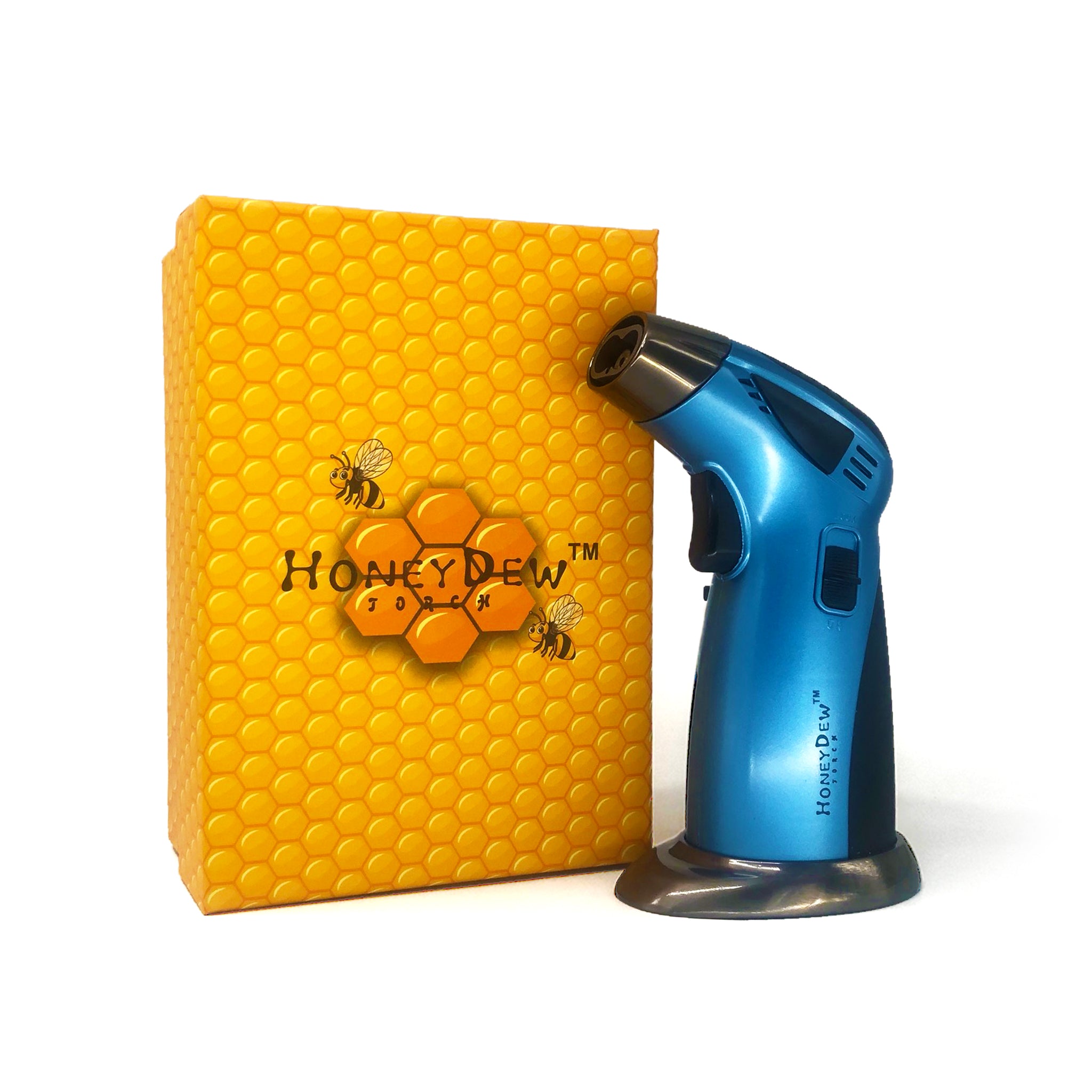 Full Body Curved Rubber Back Grip Torch